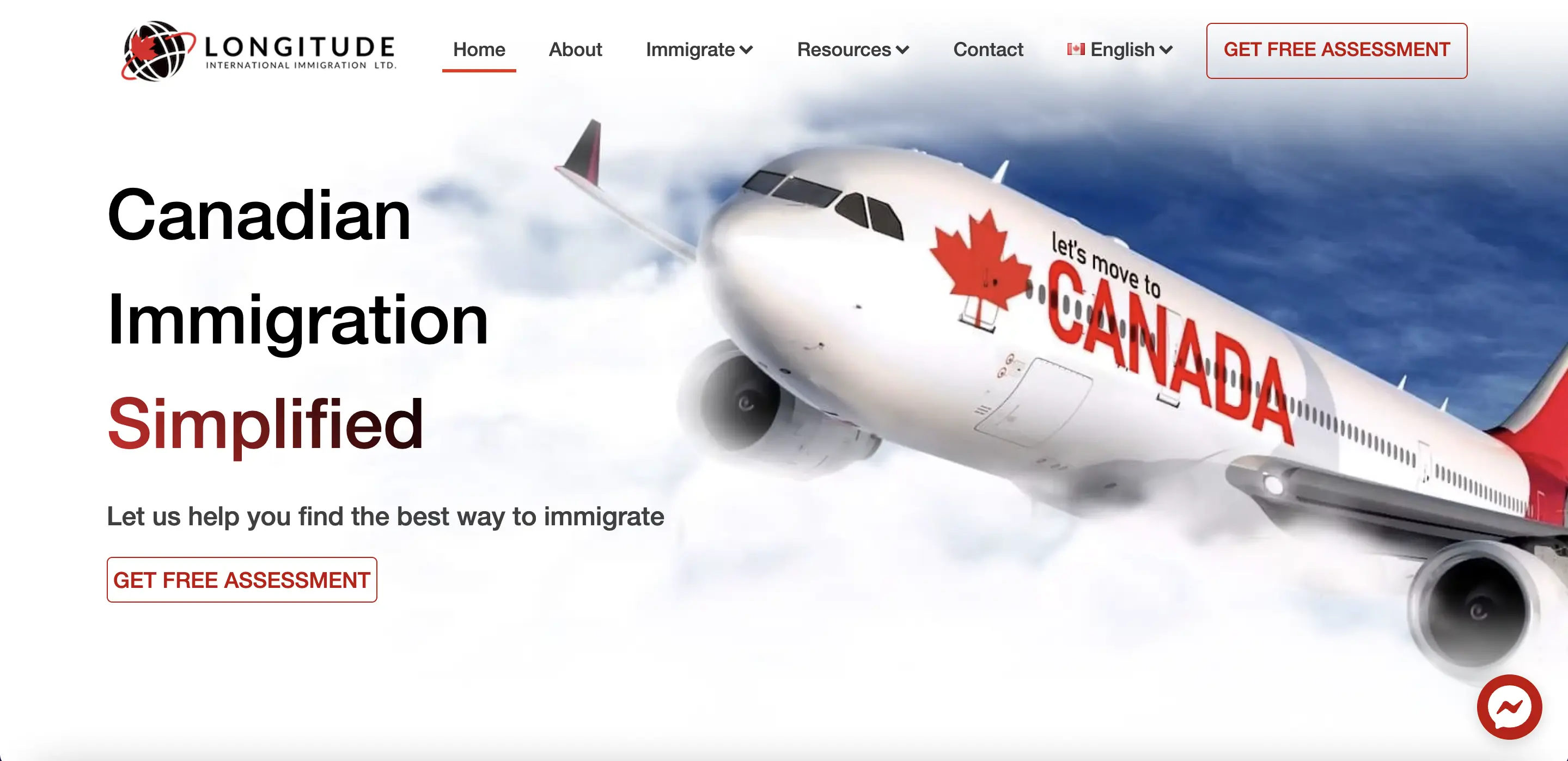 Longitude Immigration Website